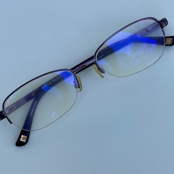 Anne Klein Women Eyeglasses Plum Tone Metal Frame AK5040 Glasses Frame 52[]17 - Picture 12 of 12